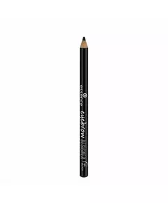 Essence Eyebrow Designer Pinceau crayon Crayon à sourcils crème 01 Noir, 1 g