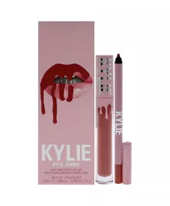 Set Kylie Cosmetics: By Kylie Liquid Lipstick 801 Queen 3 ml + By Kylie Pencil Lip Liner Queen, 3 ml