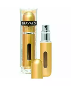 Travalo Classic Nachfüllbarer Zerstäuberbehälter Gold, 5 ml