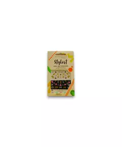 Set Trio Elegant Touch Stylist Autocollants pour ongles Cœurs & nœuds, 3 pièces