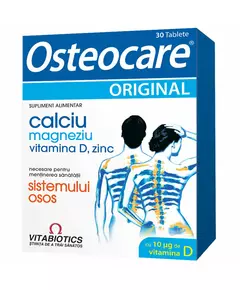 Vitabiotics Osteocare Original Vitamine D Magnésium Zinc et Calcium Maintenir un système squelettique sain Vitamines 30 capsules