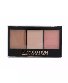 Makeup Revolution Ultra Sculpt & Contour Palette de contouring Ultra équitable 3 nuances C01, 11 g