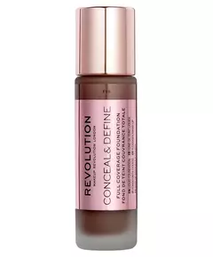 Makeup Revolution Conceal & Define Sans huile Fond de teint crème F 18, 23 ml