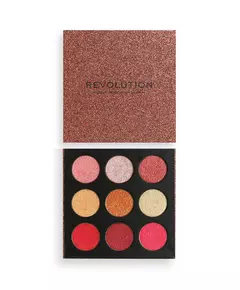 Makeup Revolution Euphoric Foil Palette Palette de fards à paupières Maison de l'amusement, 25 g