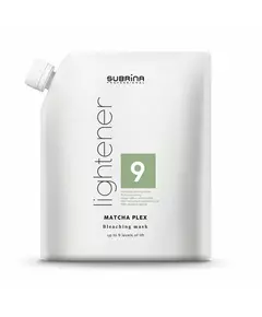 Subrina Professional Matcha Plex Crème éclaircissante pour cheveux Éclaircissement, 500 g