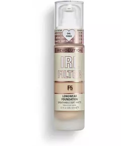 Makeup Revolution IRL Filter Ölfrei Lange Tragedauer Creme-Grundierung F5, 23 ml