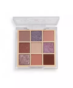 Makeup Revolution Ultimate Nudes Lidschattenpalette Licht 9 Schattierungen, 8,1 g