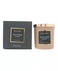 Home Lights Velvet Rose & Oud Duftkerze, 215 g