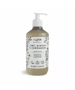 I Love Naturals Collection Citron vert gingembre & cardamome Nettoyage Savon liquide Pour les mains, 500 ml