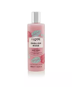 I Love English Rose Hydratisierend Duschgel, 360 ml