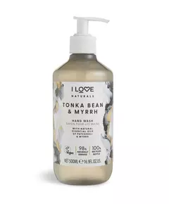 I Love Naturals Collection Fève de tonka & Myrrhe Savon liquide Pour les mains, 500 ml