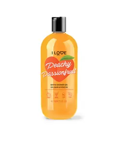 I Love Peachy Passionfruit Hydratant Gel douche Pour tous types de peau, 750 ml