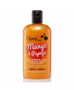 I Love Mango & Papaya Reinigung Duschgel, 500 ml
