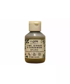 I Love Naturals Collection Végan Citron vert gingembre & cardamome Hydratant Gel douche Pour tous types de peau, 125 ml