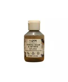I Love Naturals Collection Végan Fève de tonka & Myrrhe Hydratant Gel douche Pour tous types de peau, 125 ml