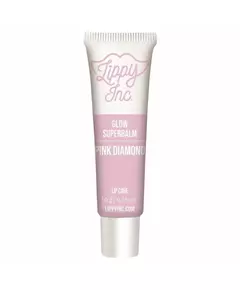 Lippy Inc. Glow Superbalm Pink Diamond Baume à lèvres Diamant rose, 10 g