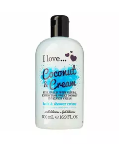 I Love Coconut & Cream Nährend Duschcreme, 500 ml