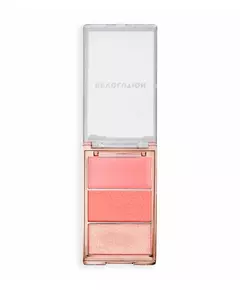 Palette de blushs et d’enlumineurs Makeup Revolution Icon Blush Authentic Peach, 11,5 g