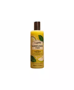 I Love Signature Collection Sans parabènes Nettoyage Fleur de sureau pétillant Gel douche, 360 ml
