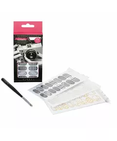 Lottie London Paint by Numbers Autocollants pour ongles, 9 pièces