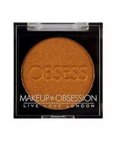 Makeup Revolution Obsession Fard à paupières en poudre E166 Côte d'Or, 2 g