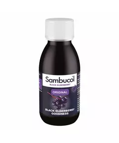 Sambucol Original Schwarzer Holunderextrakt Unterstützen Sie das Immunsystem Sirup, 120 ml