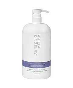 Philip Kingsley Pure Blonde/Silver Brightening Après-shampooing Pour la protection de la couleur, 1000 ml