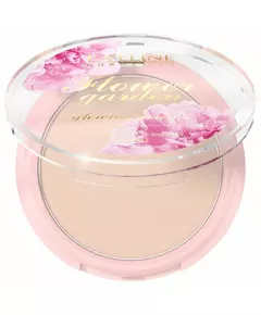 Eveline Cosmetics Flower Garden Illuminant Poudre compacte, 8 g