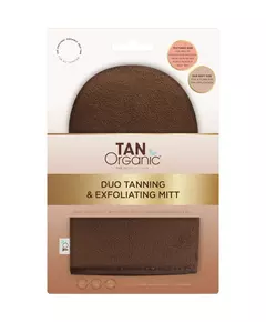 TanOrganic Duo Tanning & Exfoliating Sonnenhandschuhe Braun
