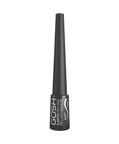 Gosh Slanted Pro Flüssiger Eyeliner 002 Matt Schwarz, 3 ml