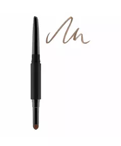Gosh Long Lasting Doppelt Augenbrauencreme-Stift 002 Braun, 0,5 g