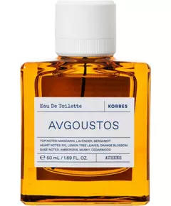 Korres Avgoustos Eau de Toilette Unisexe, 50 ml