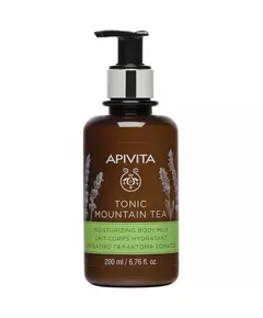 Apivita Tonic Mountain Tea Hydrating & Moisturising Lait corporel Jour & Nuit, 200 ml