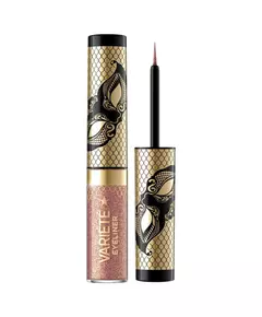Eveline Cosmetics Variete Wasserdicht Glänzend Flüssiger Eyeliner 01 Sparkle Gold, 4 ml