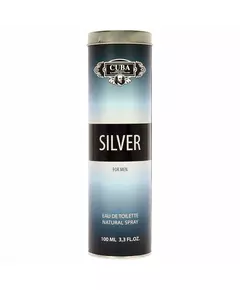 Cuba Silver Eau de Toilette Für Männer, 100 ml