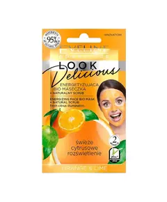 Eveline Cosmetics Look Delicious Éclairant Masque gommant Hebdomadaire Pour le visage, 10 ml