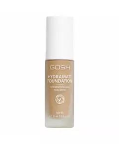 Gosh Hydramatt Matt Flüssige Grundierung 010Y Light Dark SPF15, 30 ml