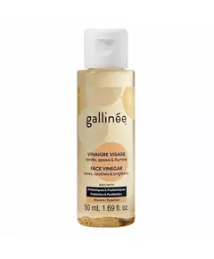 Gallinee Microbiome Skincare Vinaigre de cidre Tonifie/Apaisse & Illumine Lotion tonique Pour le visage, 50 ml