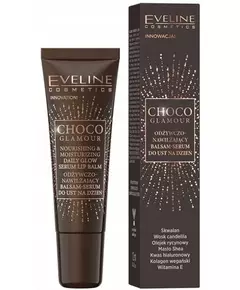 Eveline Cosmetics Choco Glamour Feuchtigkeitsspendend Lippenbalsam, 12 ml