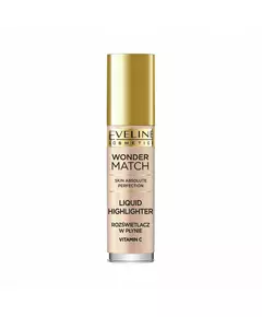 Eveline Cosmetics Wonder Match Vitamin C Erleuchtend Flüssiger Highlighter 01 Für das Gesicht, 4,5 ml
