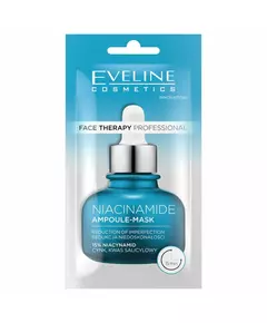 Eveline Cosmetics Therapy Professional Niacinamide Anti-Imperfection Masque crème Pour le visage, 8 ml