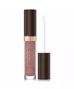 Eveline Cosmetics Choco Glamour Lipgloss 03 Toffee Chocolate, 4,5 ml