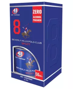 Beverly Hills Polo Club Sport Deodorant-Roll-On Für Männer, 50 ml