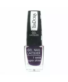 IsaDora Gel Lacquer Glänzend Nagellack 247 Lila Leidenschaft, 6 ml