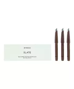 Set Trio Byredo All-In-One Crayon à sourcils crème 05 Ardoise Recharge, 3 pièces