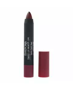 IsaDora Twist-Up Rouge à lèvres mat Rouge à lèvres crème 66 Purple Prune, 3,3 g