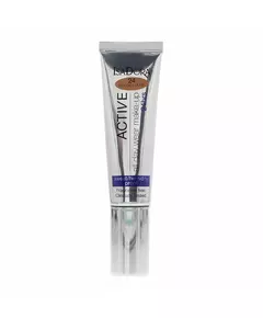IsaDora 24 Hrs Active Natürlich Flüssige Grundierung 24 Goldene Olive, 35 ml