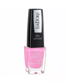 IsaDora Gel Lacquer Glanzfinish Nagellack 222 Rosa Bombe, 6 ml