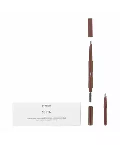 Byredo All-In-One Précision Double terminaison Crayon à sourcils et brosse 2-en-1 02 Sépia, 0,5 g
