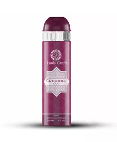 Louis Cardin Credible Oud Spray corporel, 200 ml